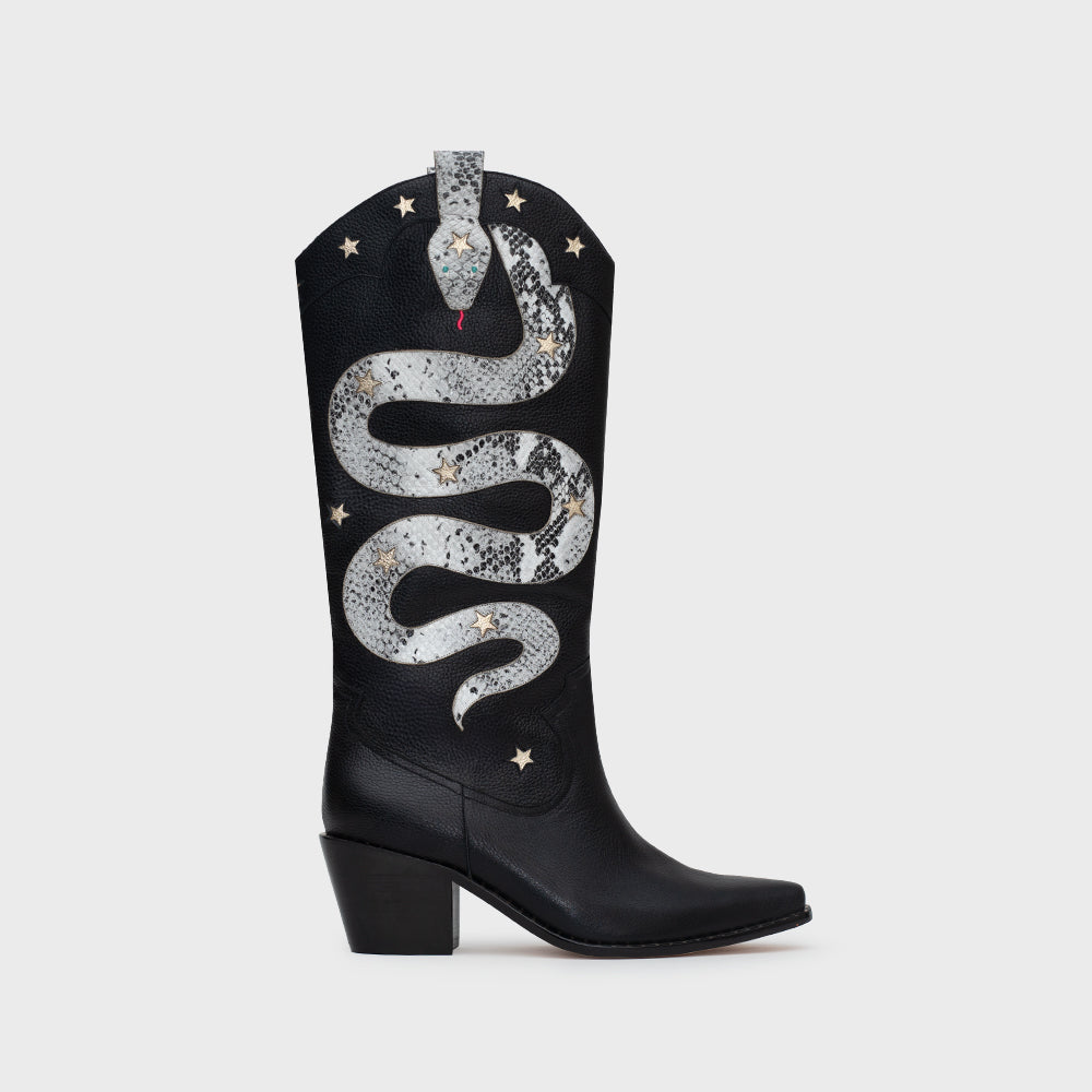BOTA ANACONDA NEGRO