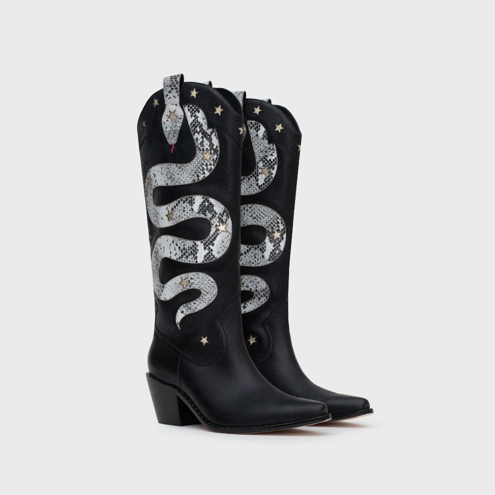 BOTA ANACONDA NEGRO