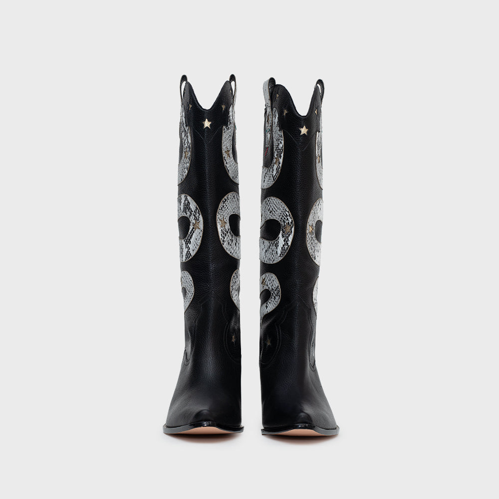 BOTA ANACONDA NEGRO
