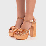 Cargue la imagen en el visor de la galería, ANTONIA PLATAFORMA COBRE