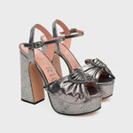 Cargue la imagen en el visor de la galería, ANTONIA PLATAFORMA NEGRO PLATINO