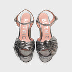 Cargue la imagen en el visor de la galería, ANTONIA PLATAFORMA NEGRO PLATINO