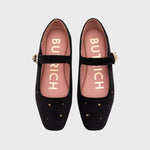 Cargue la imagen en el visor de la galería, AURELIA FLAT STARS NEGRO