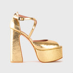 Cargue la imagen en el visor de la galería, BIELA PLATAFORMA DORADO