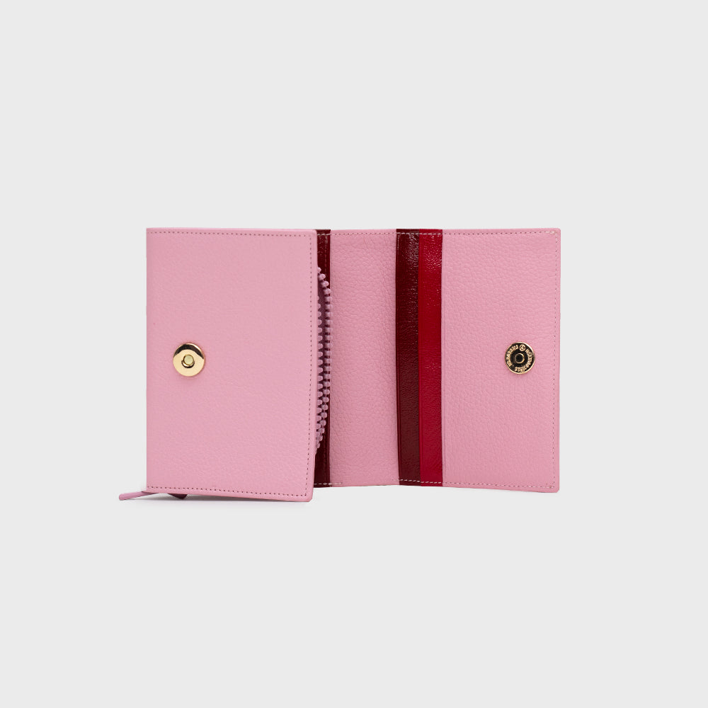 BILLETERA D LUCKY LADYBUG ROSA