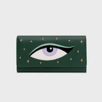 Cargue la imagen en el visor de la galería, BILLETERA LARGA LUCKY EYE VERDE