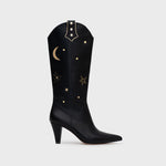 Cargue la imagen en el visor de la galería, BOTA ALTA MIDNIGHT COWGIRL NEGRO