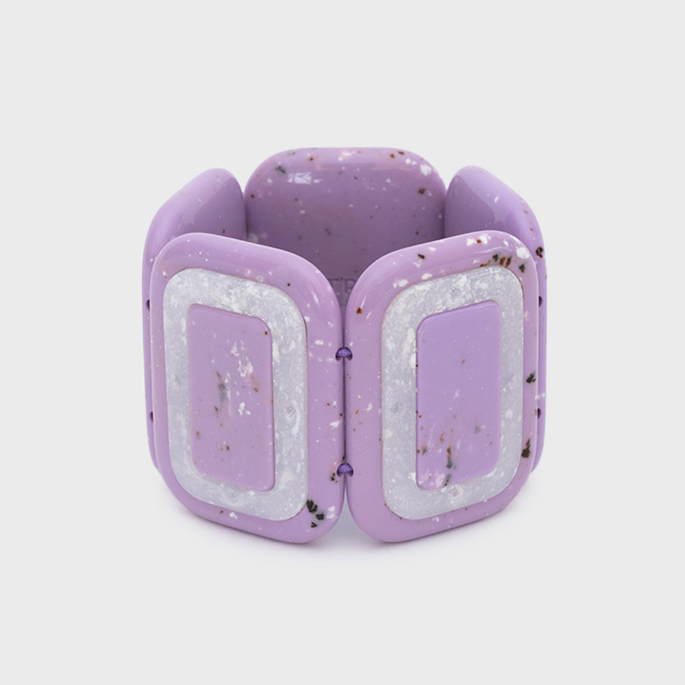 BRAZALETE CORDELIA LILA BLANCO