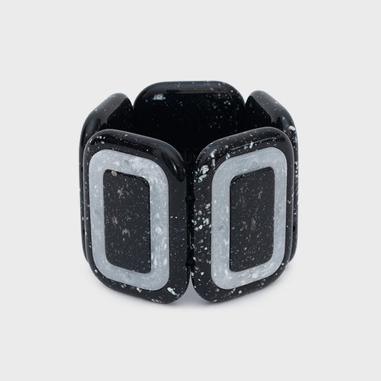 BRAZALETE CORDELIA BLANCO NEGRO