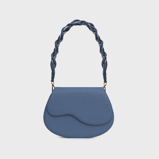 CLAM BAG TINA AZUL