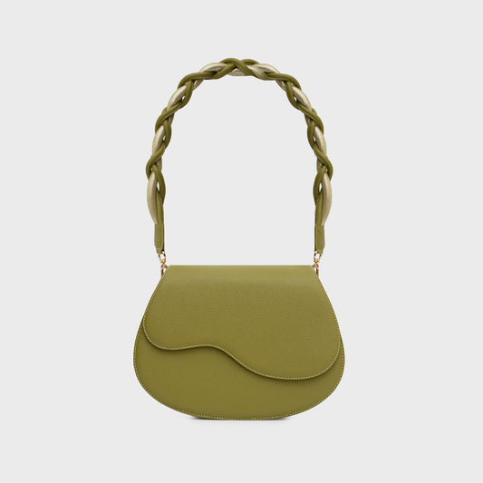 CLAM BAG TINA VERDE