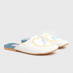 Cargue la imagen en el visor de la galería, DANAE SLIPPER BRIDE HUESO