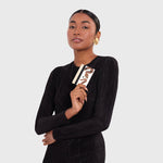 Cargue la imagen en el visor de la galería, TARJETERO ANACONDA HUESO