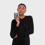 Cargue la imagen en el visor de la galería, TARJETERO ANACONDA NEGRO PLATINO