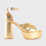 Cargue la imagen en el visor de la galería, FRANCISCA PLATAFORMA DORADO