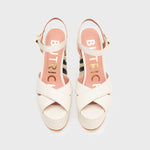 Cargue la imagen en el visor de la galería, GAELA PLATAFORMA HUESO NEGRO