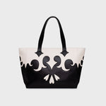 Cargue la imagen en el visor de la galería, LUCKY HEARTS TOTE BAG BLANCO Y NEGRO