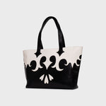 Cargue la imagen en el visor de la galería, LUCKY HEARTS TOTE BAG BLANCO Y NEGRO
