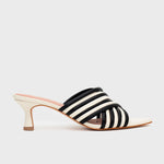 Cargue la imagen en el visor de la galería, MARGARET MIDI STILETTO HUESO NEGRO