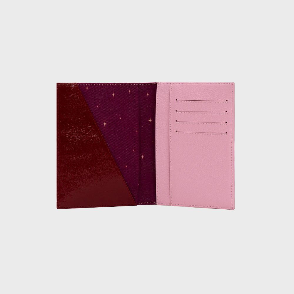 PORTAPASAPORTE LUCKY LADYBUG ROSA