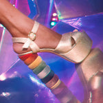 Cargue la imagen en el visor de la galería, RETRO GOLDEN SUNSHINE PLATAFORMA MULTICOLOR