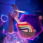 Cargue la imagen en el visor de la galería, RETRO SUNSHINE PLATAFORMA 14 CM MULTICOLOR