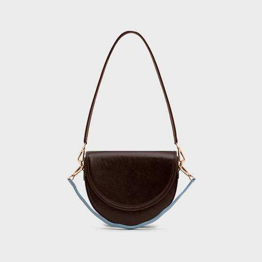 SADDLE BAG ANIKA MARRÓN