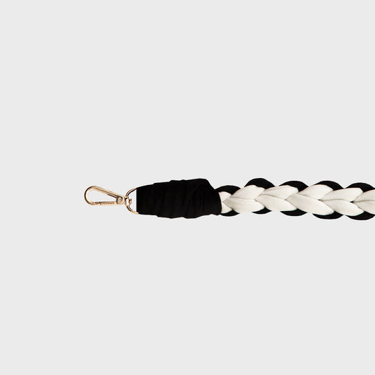 SHOULDER STRAP MILA HUESO NEGRO