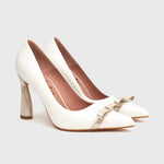 Cargue la imagen en el visor de la galería, LEANDRA PUMP BRIDE HUESO