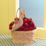 Cargue la imagen en el visor de la galería, STRAWBERRY PUMP SLINGBACK CAFÉ
