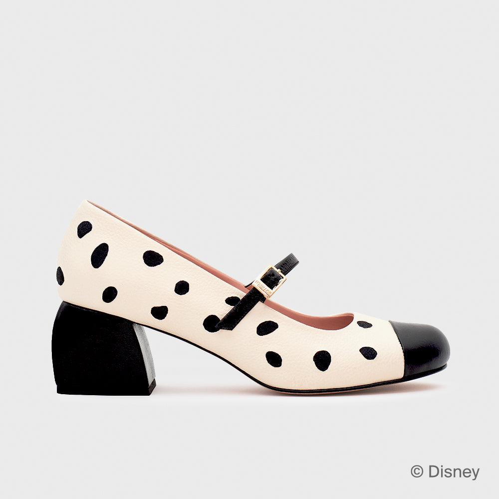 101 DALMATIANS MIDI HUESO NEGRO