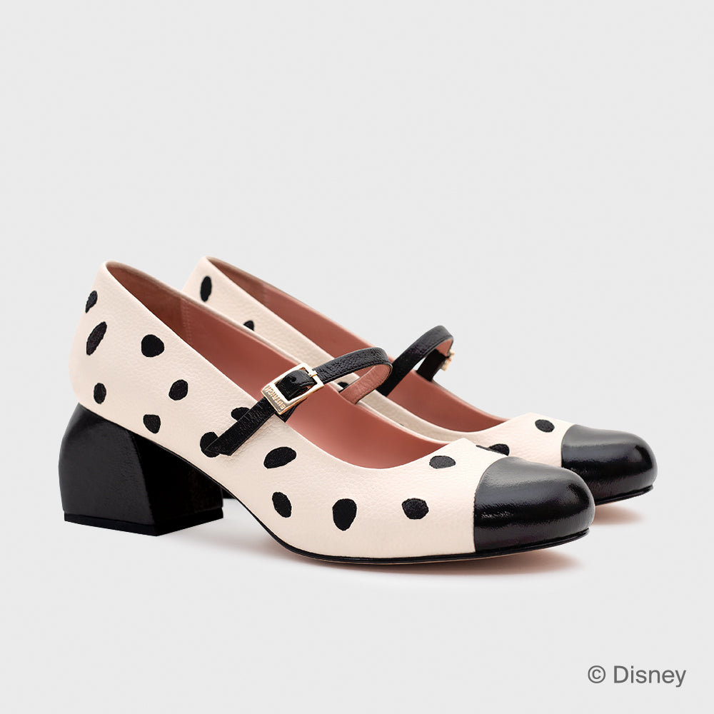 101 DALMATIANS MIDI HUESO NEGRO