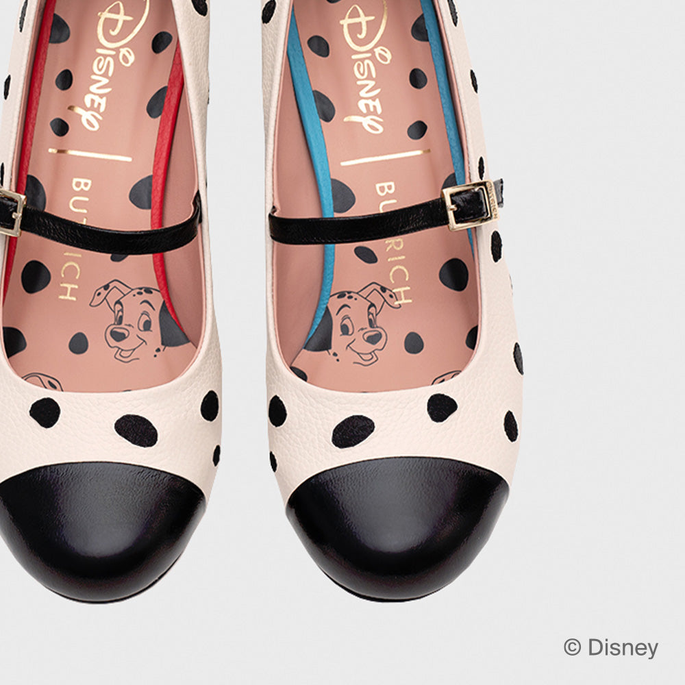 101 DALMATIANS MIDI HUESO NEGRO