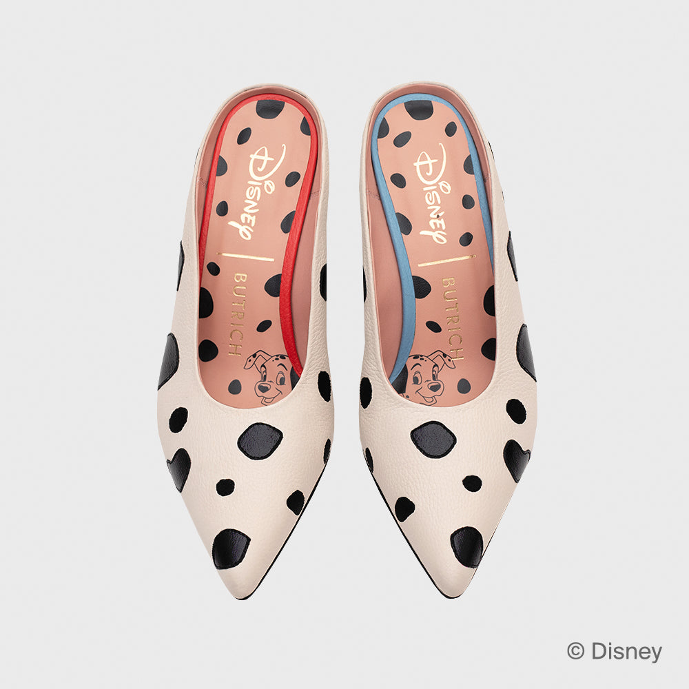 101 DALMATIANS MULE PUMP HUESO NEGRO