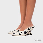 Cargue la imagen en el visor de la galería, 101 DALMATIANS MULE PUMP HUESO NEGRO