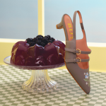 Cargue la imagen en el visor de la galería, REESE BLUEBERRY MIDI MARRÓN