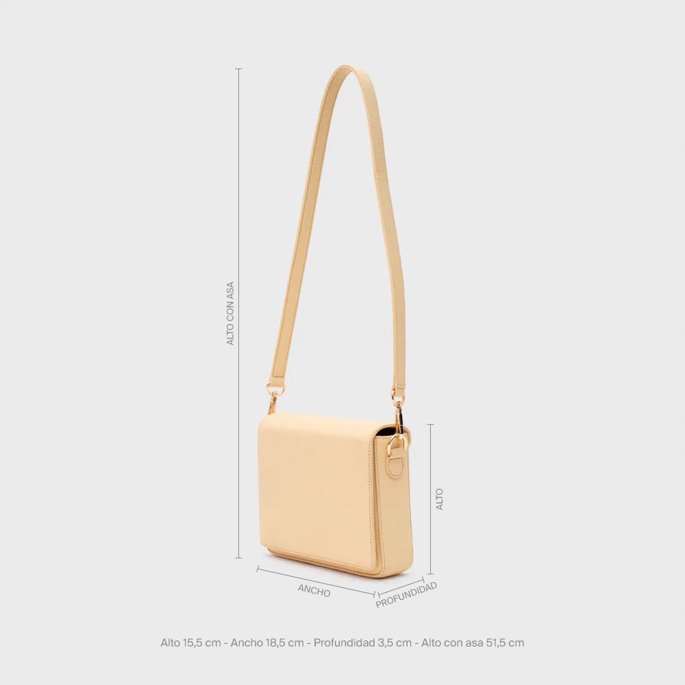 AMAPOLA MINI FLAP BAG AMARILLO PASTEL