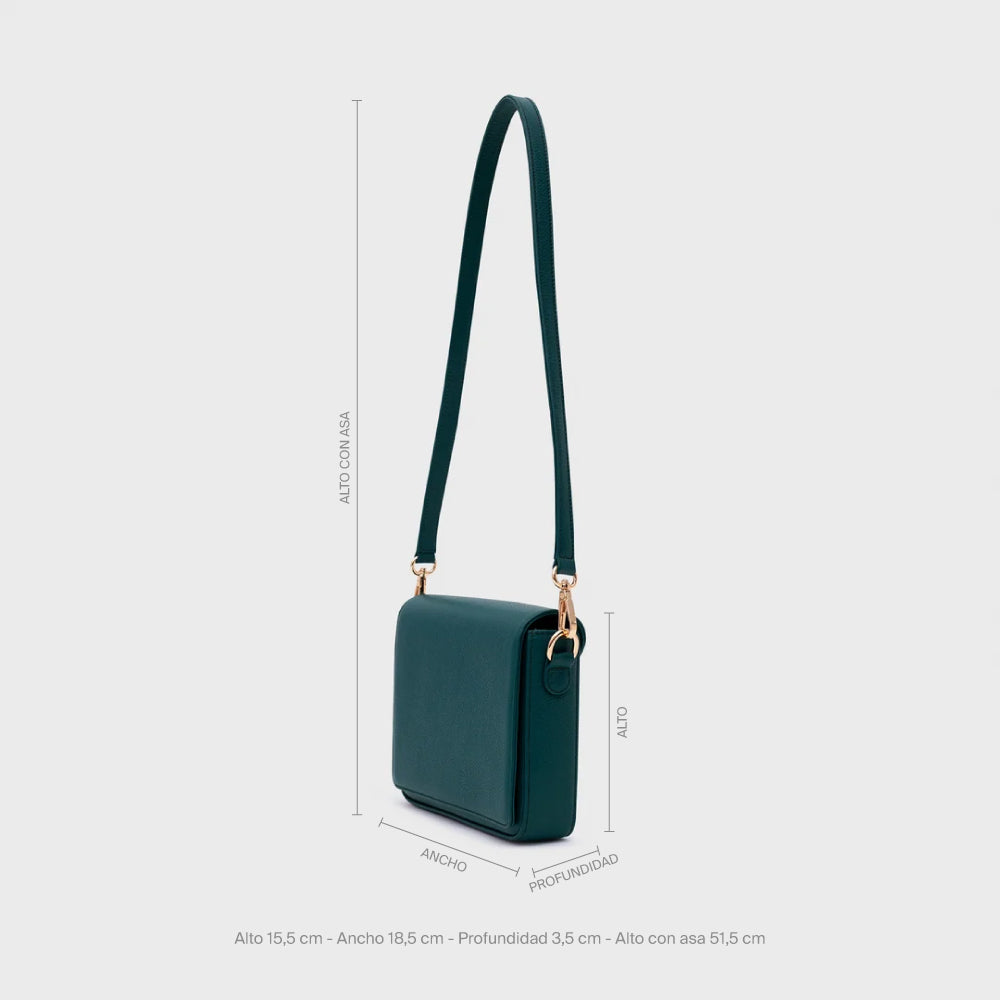 AMAPOLA MINI FLAP BAG JADE