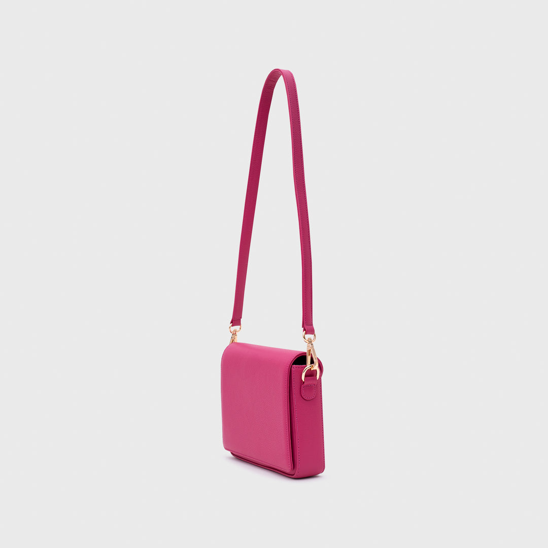AMAPOLA MINI FLAP BAG FUCSIA