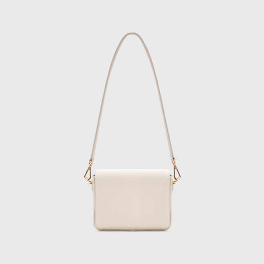 AMAPOLA MINI FLAP BAG HUESO
