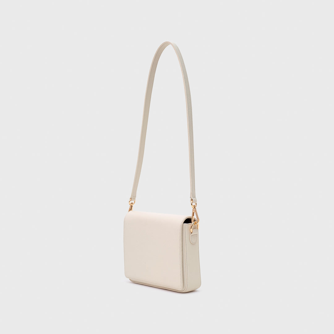 AMAPOLA MINI FLAP BAG HUESO