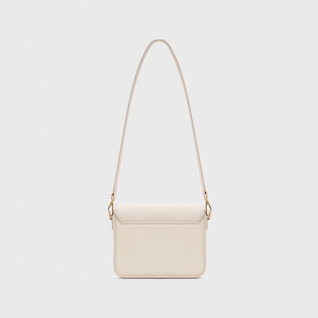 AMAPOLA MINI FLAP BAG HUESO