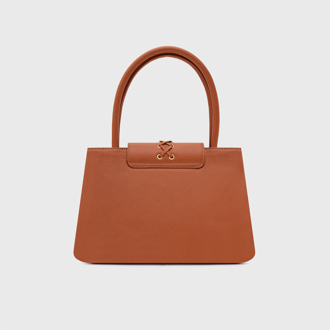 AMARA HANDLE BAG COBRE