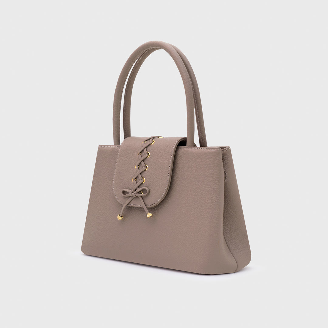 AMARA HANDLE BAG MARRÓN