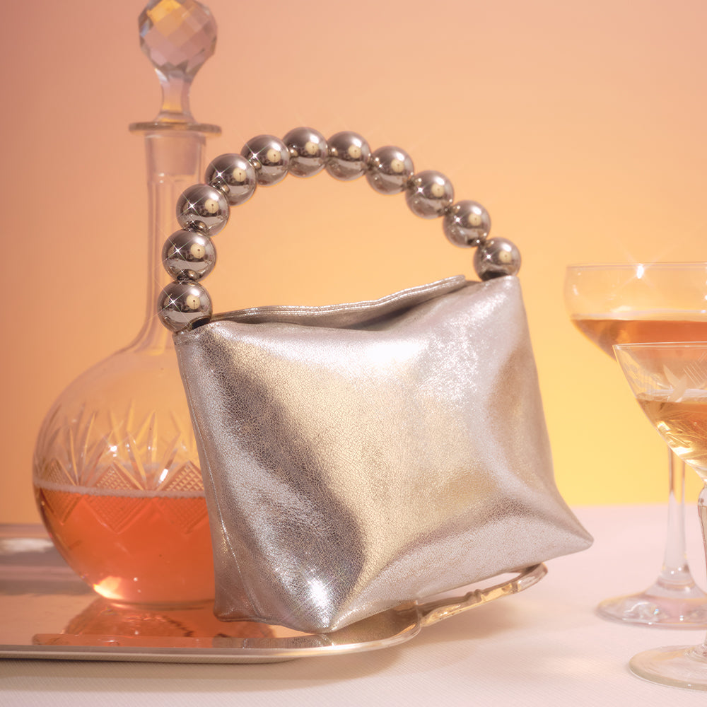 AMARIS MINI HANDBAG PLATA