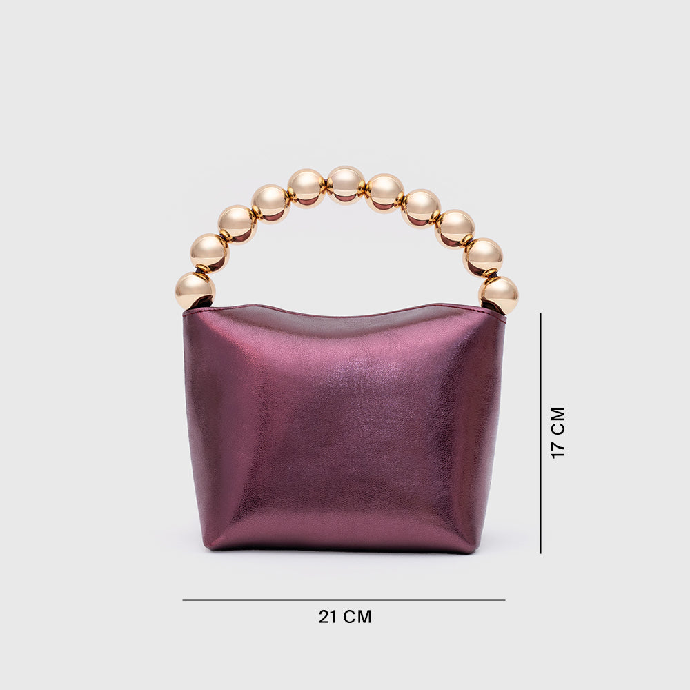 AMARIS MINI HANDBAG BORGOÑA
