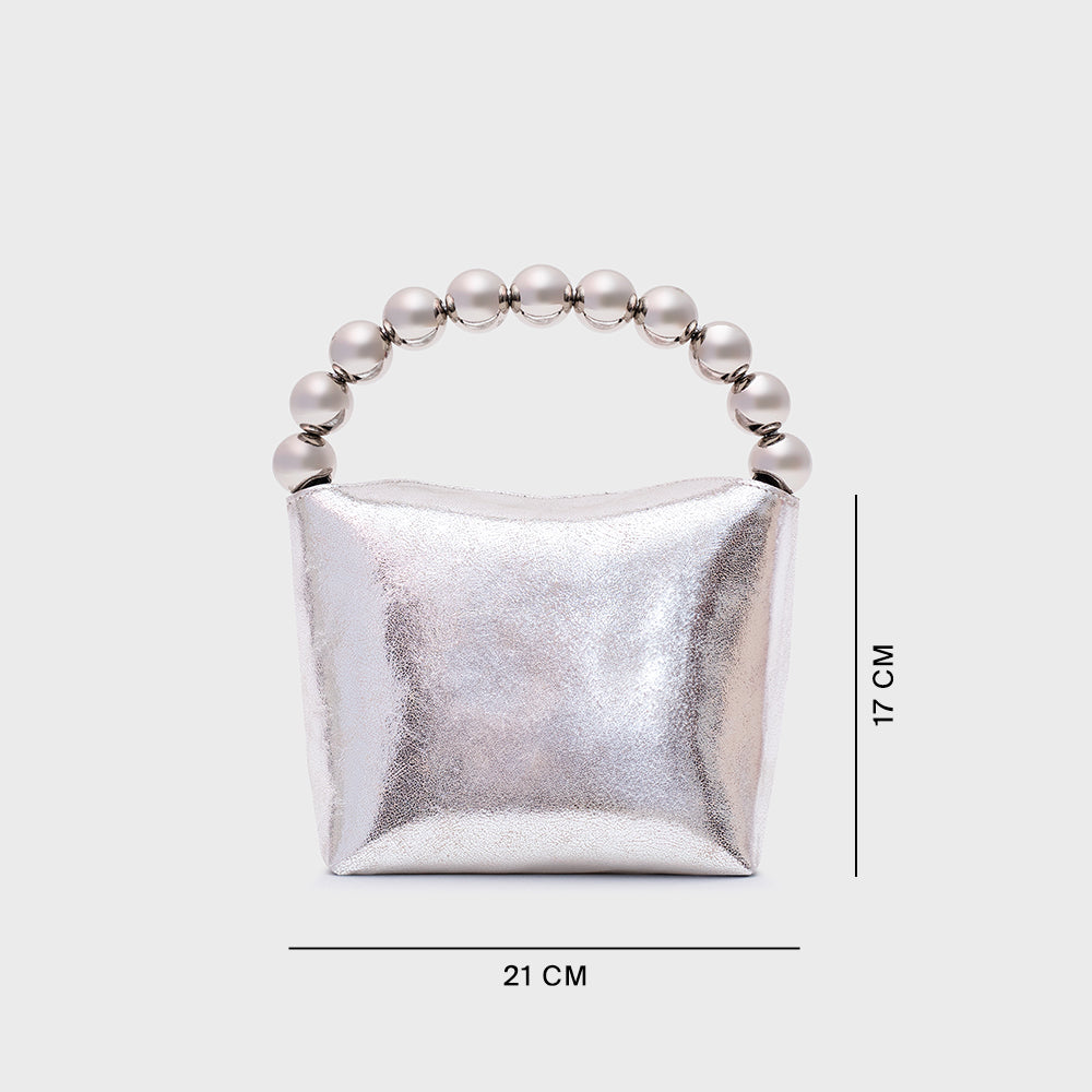 AMARIS MINI HANDBAG PLATA
