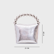 AMARIS MINI HANDBAG PLATA