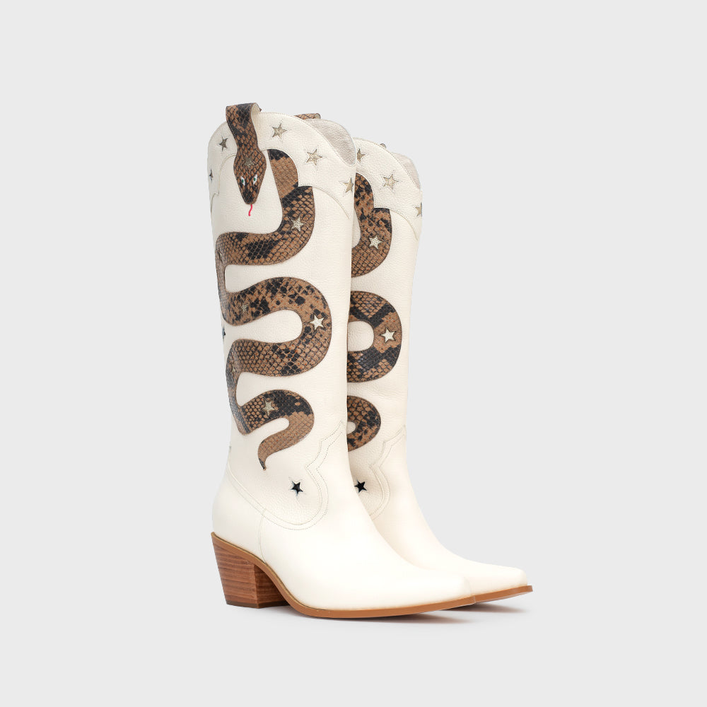 BOTA ANACONDA HUESO