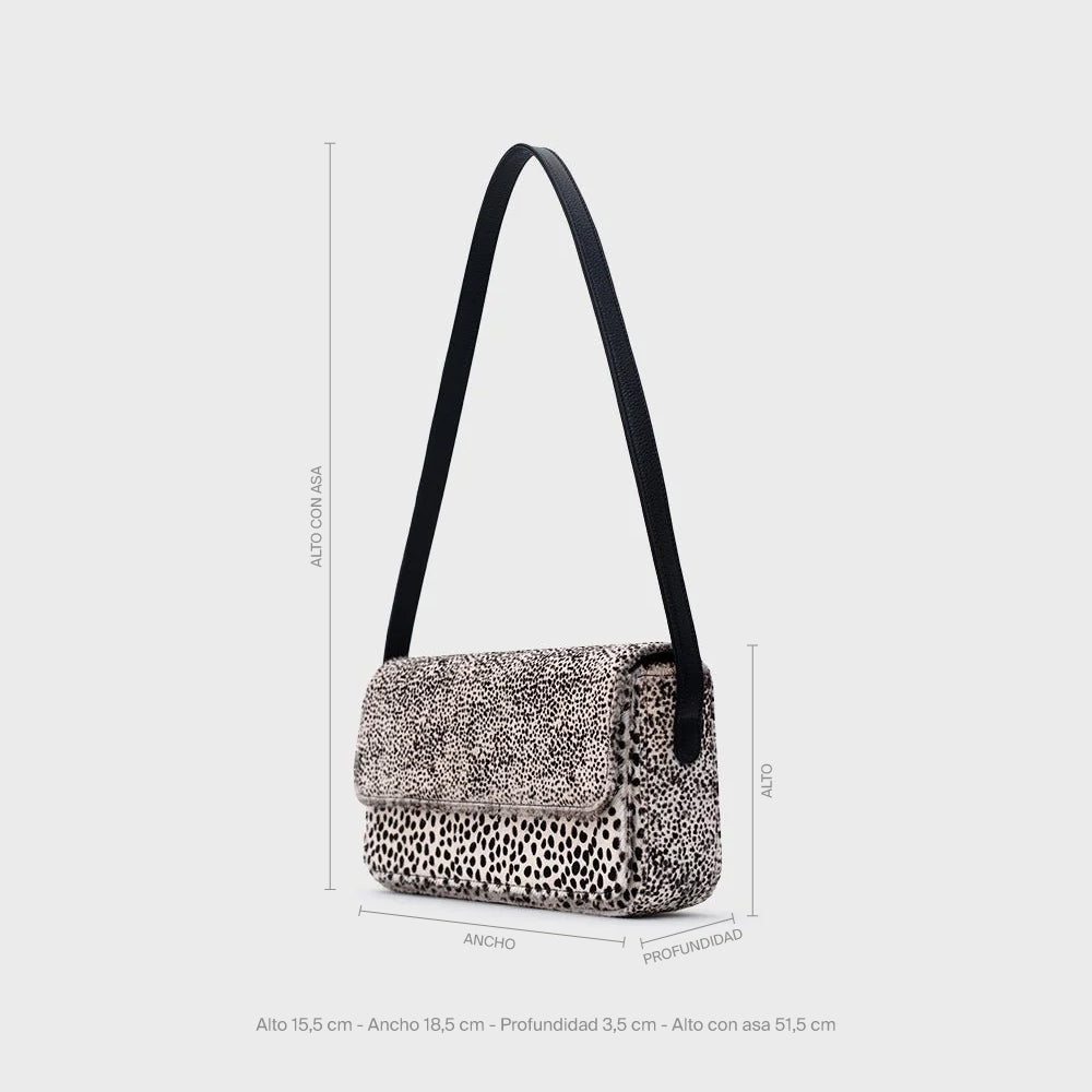 ANIKA FLAP BAG HUESO